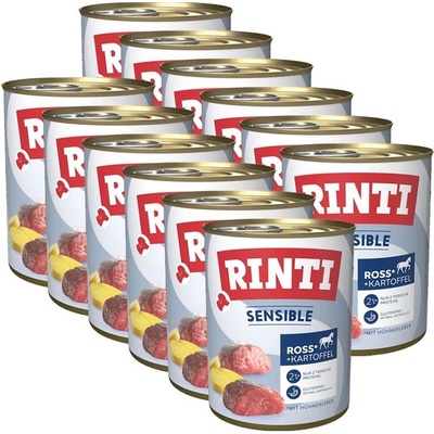 Rinti Sensible Adult kôň pečeň & zemiak 12 x 800 g