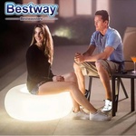 Intex Табуретка надуваема 86x33 см, INTEX 68697 Ottoman Light - с LED светлина (68697)