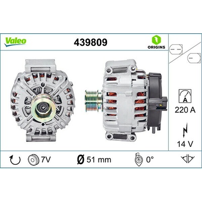 Alternátor VALEO 439809