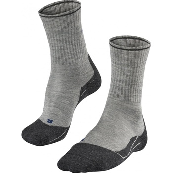Falke Дамски туристически чорапи Falke Women's TK2 Wool Silk Walking socks - Light Grey - размер 35-36 (EU) (201-1715-0211)