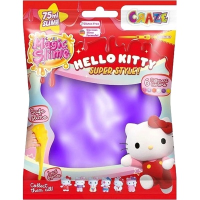 CRAZE Слайм за моделиране Craze - Hello Kitty, в фигурка изненада, асортимент (C51283)