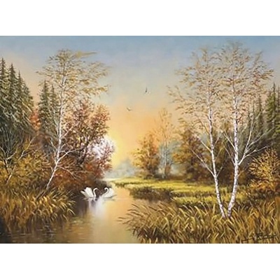 Obraz v rámu Klasik 3040 potok 46x36 cm