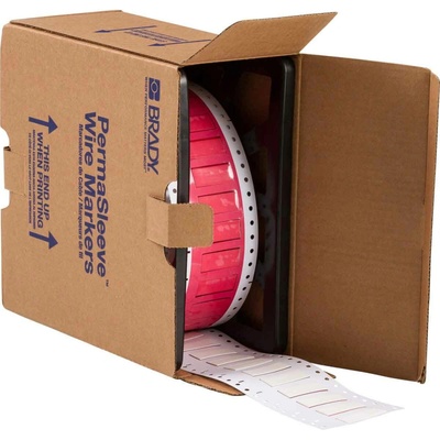 Brady HX-375-150-WT / 117082, PermaSleeve Heatex označovacie návleky, 38.10 mm x 16.40 mm