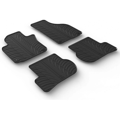 Koberce gumové Gledring Škoda Octavia II 2004-2013 | Zboží Auto