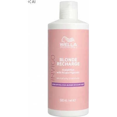 Wella Professionals Invigo Blonde Recharge šampon pro blond vlasy 500 ml