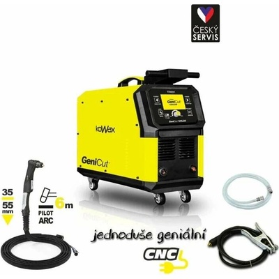 KOWAX GeniCut 121LCD plazmová řezačka, hořák 120A, 6m