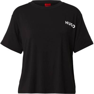 HUGO Тениска за спане 'Unite' черно, размер S