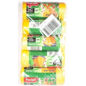 Paclan Стандартни торби за отпадъци 35 л 5 x 20 бр