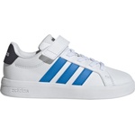 adidas Детски маратонки adidas Kid's Grand Court 3.0 Sneakers - Ftwr White / Lucid Ray Blue / Aurora Onix - размер 31 (EU) (702-5501-0616)