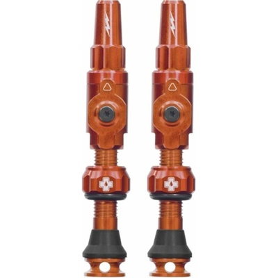 Big Bore Hybrid Tubeless Valves Orange Small 21127