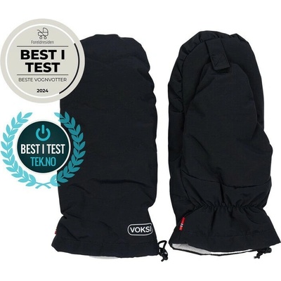 Voksi Stroller Mitten Black/Light Grey – Zboží Dáma