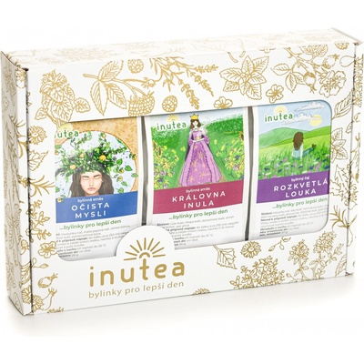 inutea Dárkové balení výběrových čajů 74 g