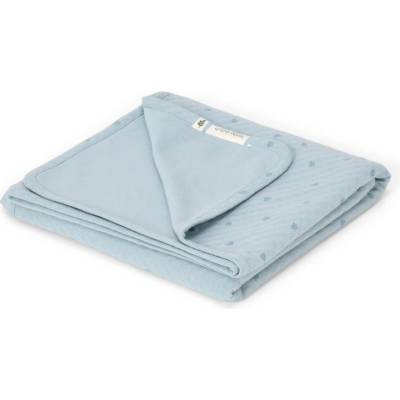 Little Dutch Letní mušelínová deka Pure Denim Blue