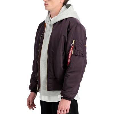 Alpha Industries MA-1 Heritage Bomber Jacket Plum fialová