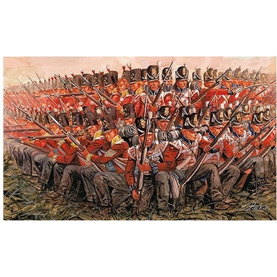 Italeri figurky britská pěchota 1815 Napoleonské války 1:72