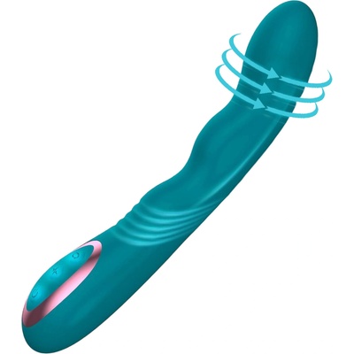 SuperLove 360 Rotating G-Spot Vibrator Teal