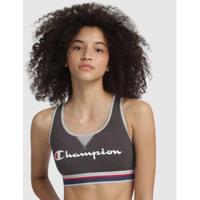 CHAMPION CROP TOP AUTHENTIC šedá tmavě