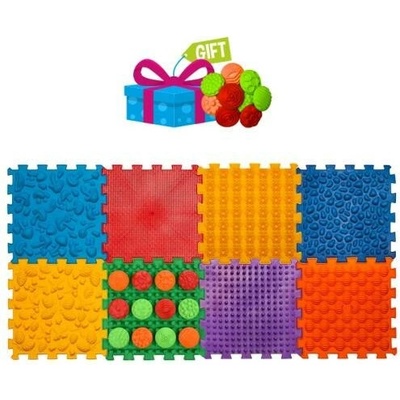 Ortek Masážní podložka Ortek Mix Puzzles, 8 dílků + vzory zdarma
