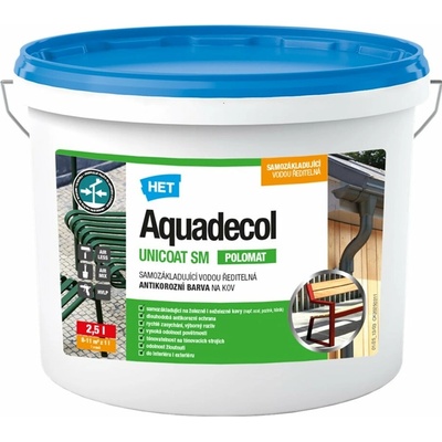 HET Aquadecol Unicoat SM 1000 2,5 l biela