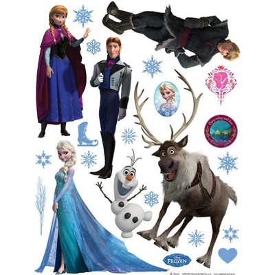 AG Design Samolepící nálepka na zeď Ledové Království PVC 30x30 cm – Zbozi.Blesk.cz