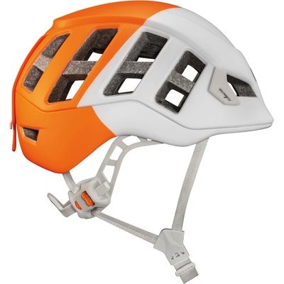 Petzl Мъжка каска от пяна Petzl Meteor Climbing helmet - White / Orange - размер M/L 57-61 cm (317-0255-0412)