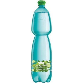 Korunní Limeta a máta jemně perlivá 1,5 l