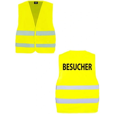 Korntex Passau Besucher Unisex reflexní vesta KX010B Signal Yellow
