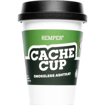 Hemper Cache Cup Bezpopolový popolník biely