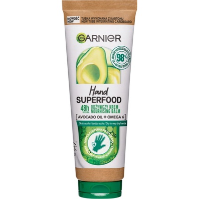 Garnier Hand Superfood hydratační krém na ruce s avokádem 75 ml
