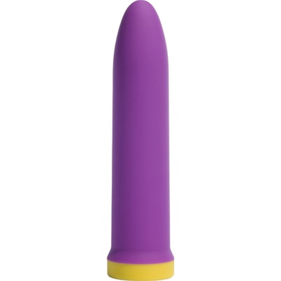 Platanomelón Bali Rechargeable Mini Vibrator with 4 Attachments Purple