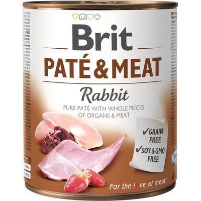 Brit Paté & Meat Rabbit 6 x 800 g