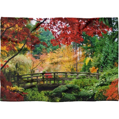 Impar fleece deka Podzimní park Podšití beránkem NE 200x140