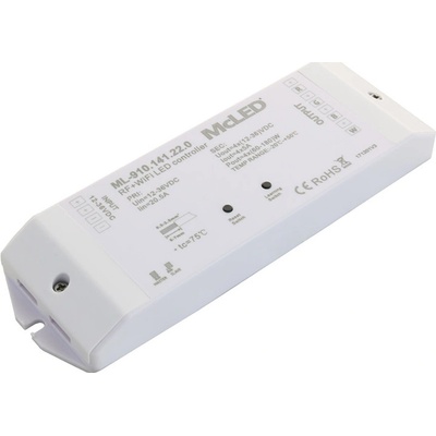 MCLED Přijímač RF a WIFI řízení jasu, CCT,RGBW 4 kanály 4x5A, 12-36V IP20 ML-910.141.22.0