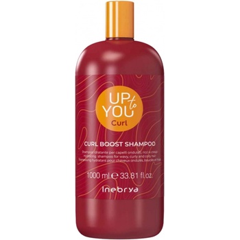 Inebrya Up to You Curl Boost Shampoo hydratační šampon pro vlnité kudrnaté a kadeřavé vlasy 1000 ml