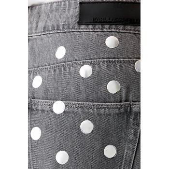 Karl Lagerfeld дънки wide leg дамски (B3W10096)