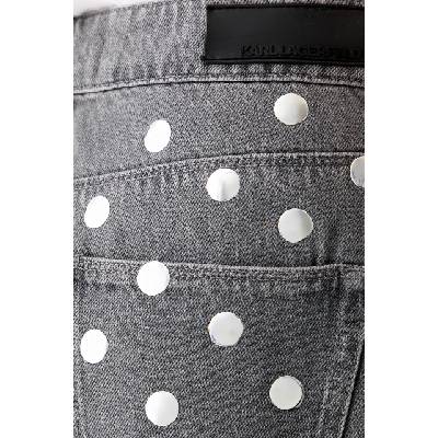 Karl Lagerfeld дънки wide leg дамски (B3W10096)