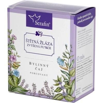 Serafin Štítná žláza zvýšená bylinný čaj porcovaný 15 x 2,5 g