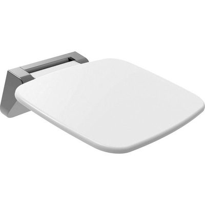 Polysan SAAP sprchové sedadlo 39,2 x 25 x 5 cm sklopné biela CW1110W