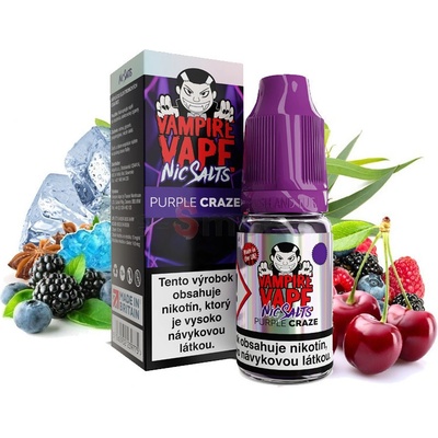 Vampire Vape Purple Craze Nicsalts 10 ml 20 mg