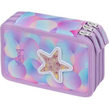 Baagl Училищен пенал триетажен Candy BAAGL | Rozov | Момичешки | UNI