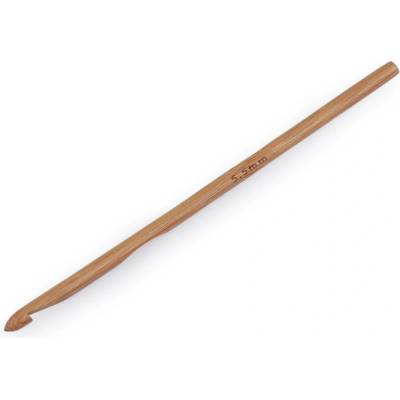 Stoklasa Bambusový háček na háčkování vel. 3; 4; 4,5; 5; 5,5 Balení: 1 ks, Varianta: 7 (5,5 mm) bambus tmavý 7 (5,5 mm) bambus tmavý
