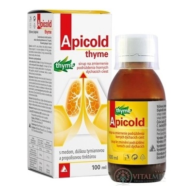 Alpen Pharma Apicold thyme sirup 100 ml