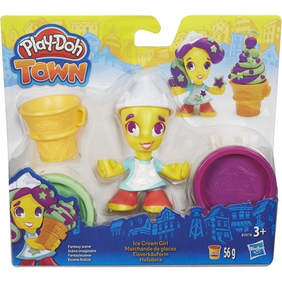 Play-Doh Town B5960 Figurka Zmrzlinářka