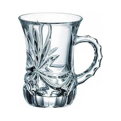 Crystal Bohemia hrnčeky Mašle 6 x 120 ml