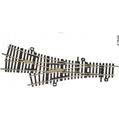 Tillig TT DWW třícestná výhybka 15 st., 166mm 83230