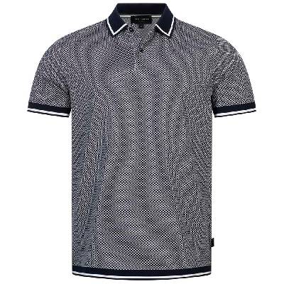 Мъжка блуза с яка TED BAKER AFFRIC Geo Textured Men Polo Shirt