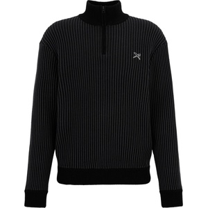 IRIEDAILY Мъжки пуловер Iriedaily La Flag Troyer Jumper - Black / Anthracite - размер S (017-4078-0111)
