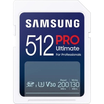 Image 1 of Samsung Pro Ultimate SDXC 512GB + Adapter (MB-SY512SB)