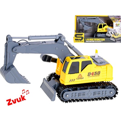 Mikro trading Bagr na volný chod se zvukem 23,5 cm