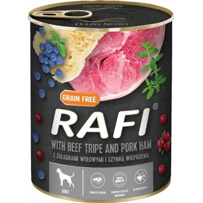 Dolina Noteci Rafi Adult Dog Beef Tripe & Pork Ham 800 g